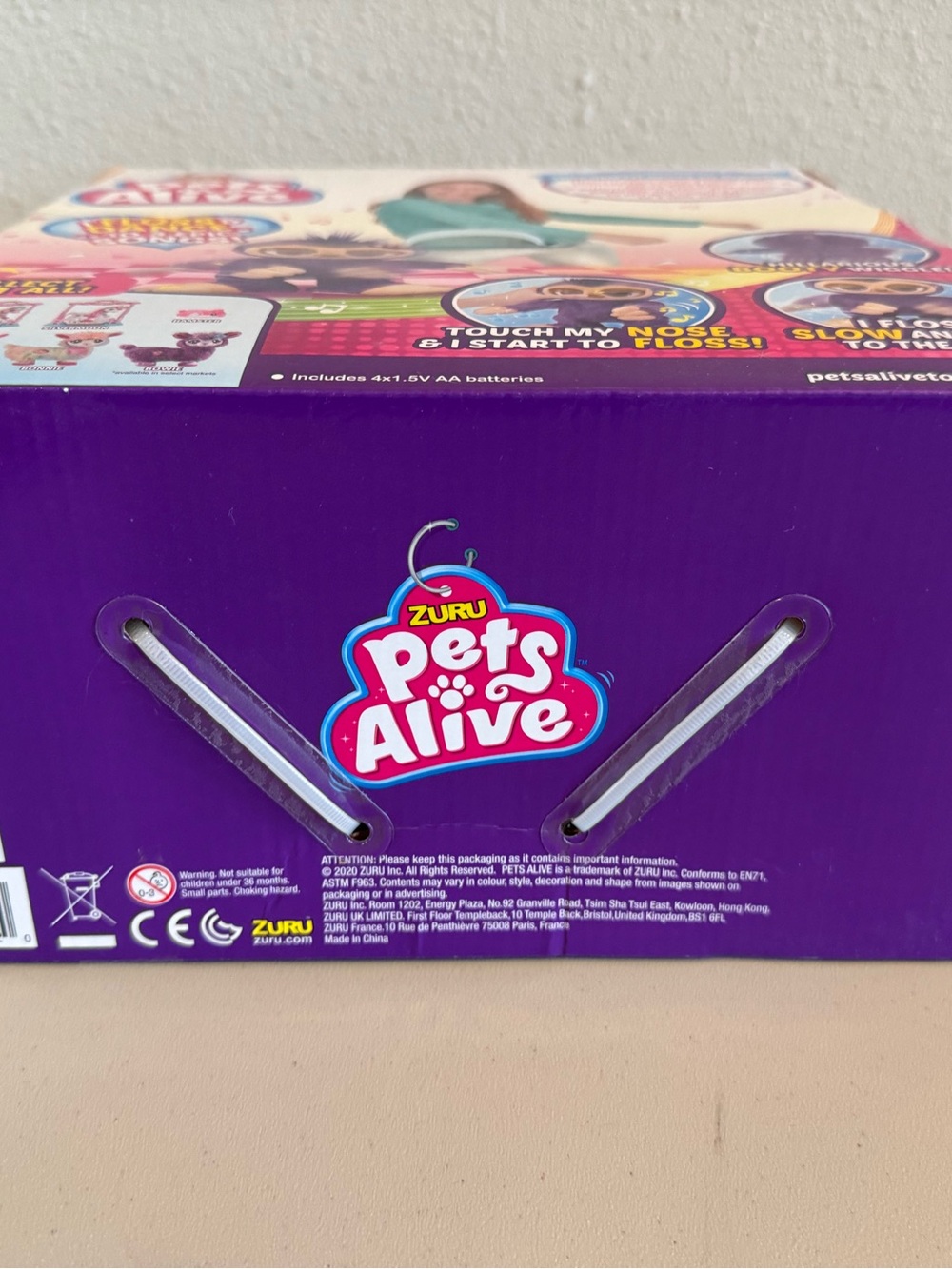 New in Box Pets Alive Fifi the Flossing Sloth Purple Interactive Dancing Animal - Picture 9 of 9